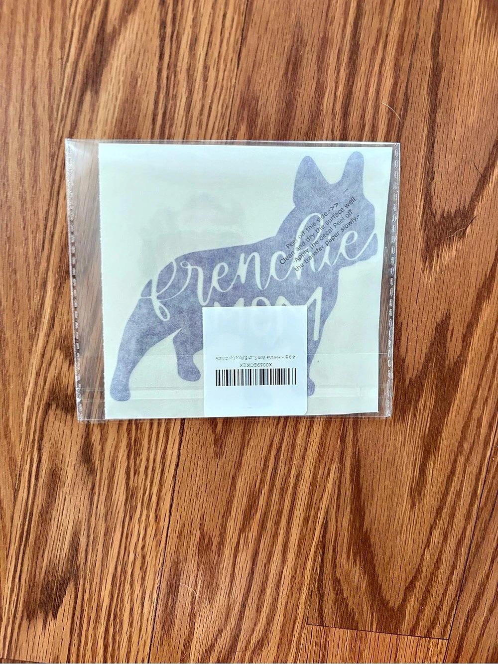 Sealed vinyl decal sticker French bulldog mom
